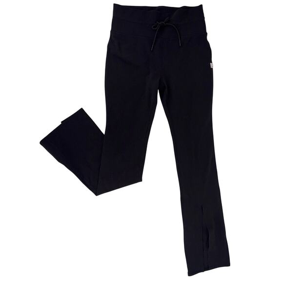 Vuori Women's Daily Split Flare Pants Large Black Stretch Activewear Athleisure - Picture 4 of 13